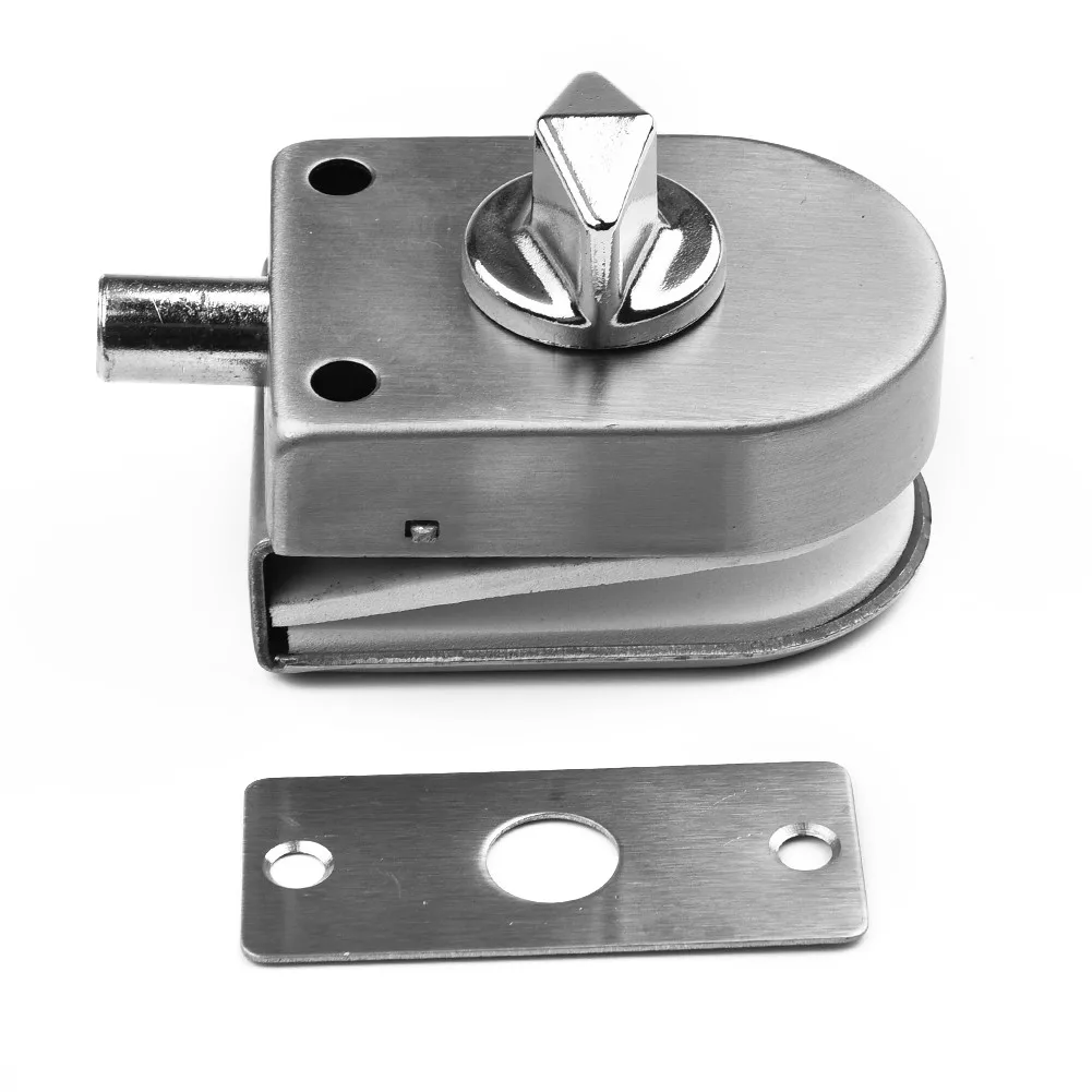 

Stainless Steel Glass Door Lock Rotary Knob Open Close Floor Latch Lock Bolt Ground Lock For Bathroom Toilet Hotel Glass Door