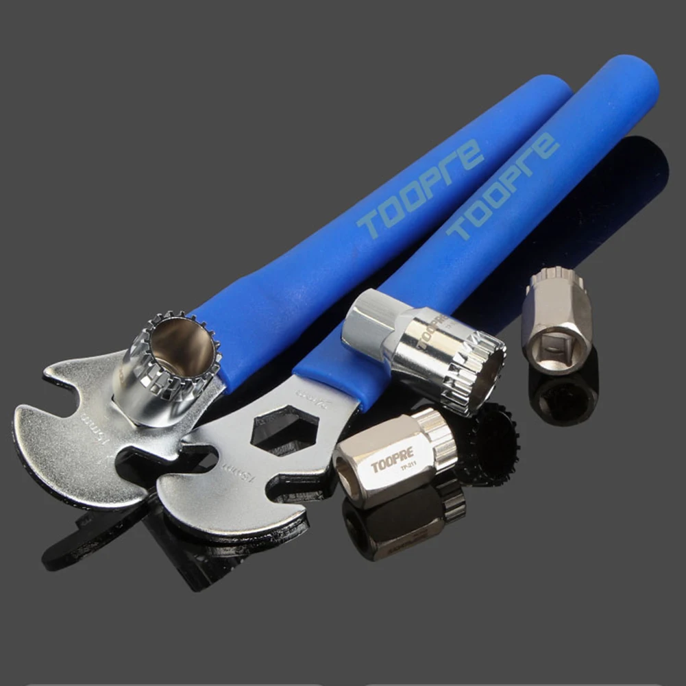 

Гаечный ключ TOOPRE для велосипеда, противоскользящий инструмент для установки педалей дорожного и горного велосипеда, аксессуары для ремонт...