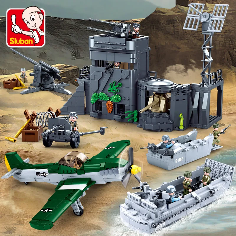 

Конструктор II мировая война Нормандия посадка военный автомобиль бункер бункерная артиллерия Германия Великобритания США WW2 армия Танк са...