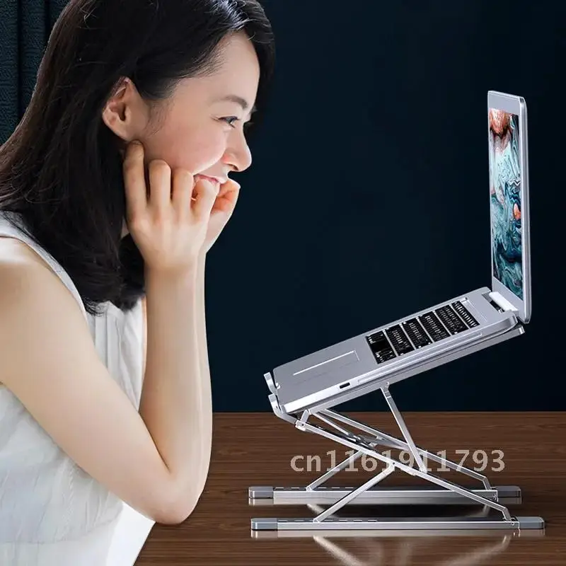 Регулируемая алюминиевая подставка для ноутбука Macbook Air Pro ПК планшета Настольная