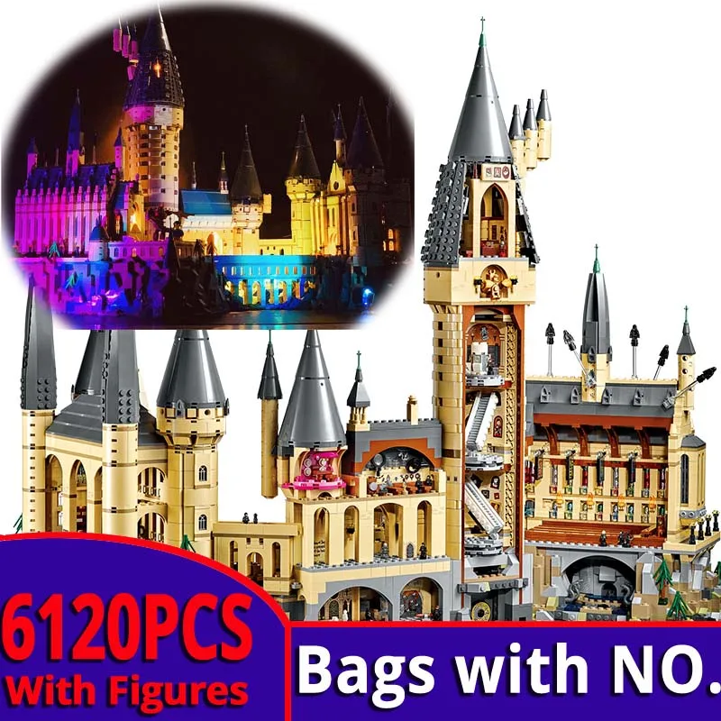 

16060 Building Blocks Brick 6120PCS MOC architecture school Large Castle house set toy FOR GIFT Birthday Christmas