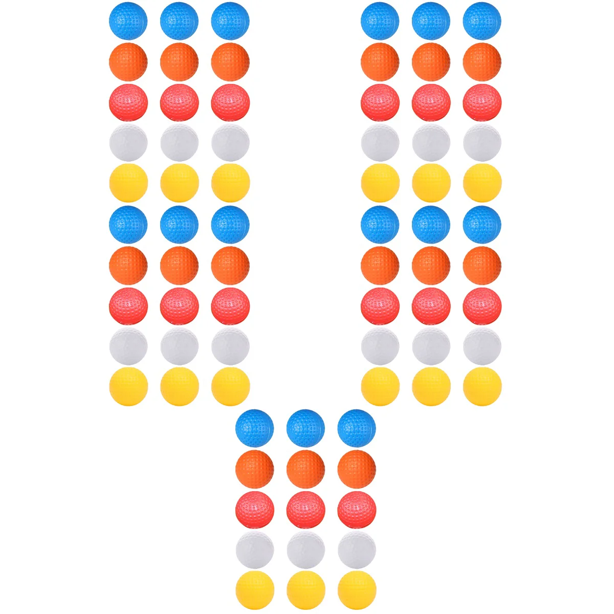 

180 Pcs Golf Toy Train Aids Training Supplies Mens Accessories Practicing Balls Indoor Plastic Golfing Fuuny