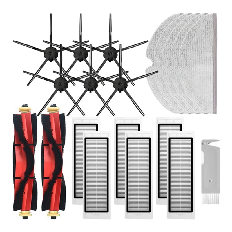 

For Xiaomi Roborock S5 Max S6 Maxv Robot Vacuum Cleaner Accessories Mop Cloth HEPA Filter Main Side Brush Spare Parts