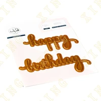 hot foil plate scrapbook diary decoration stencil embossing template diy greeting card handmade 2022 new arrival happy birthday