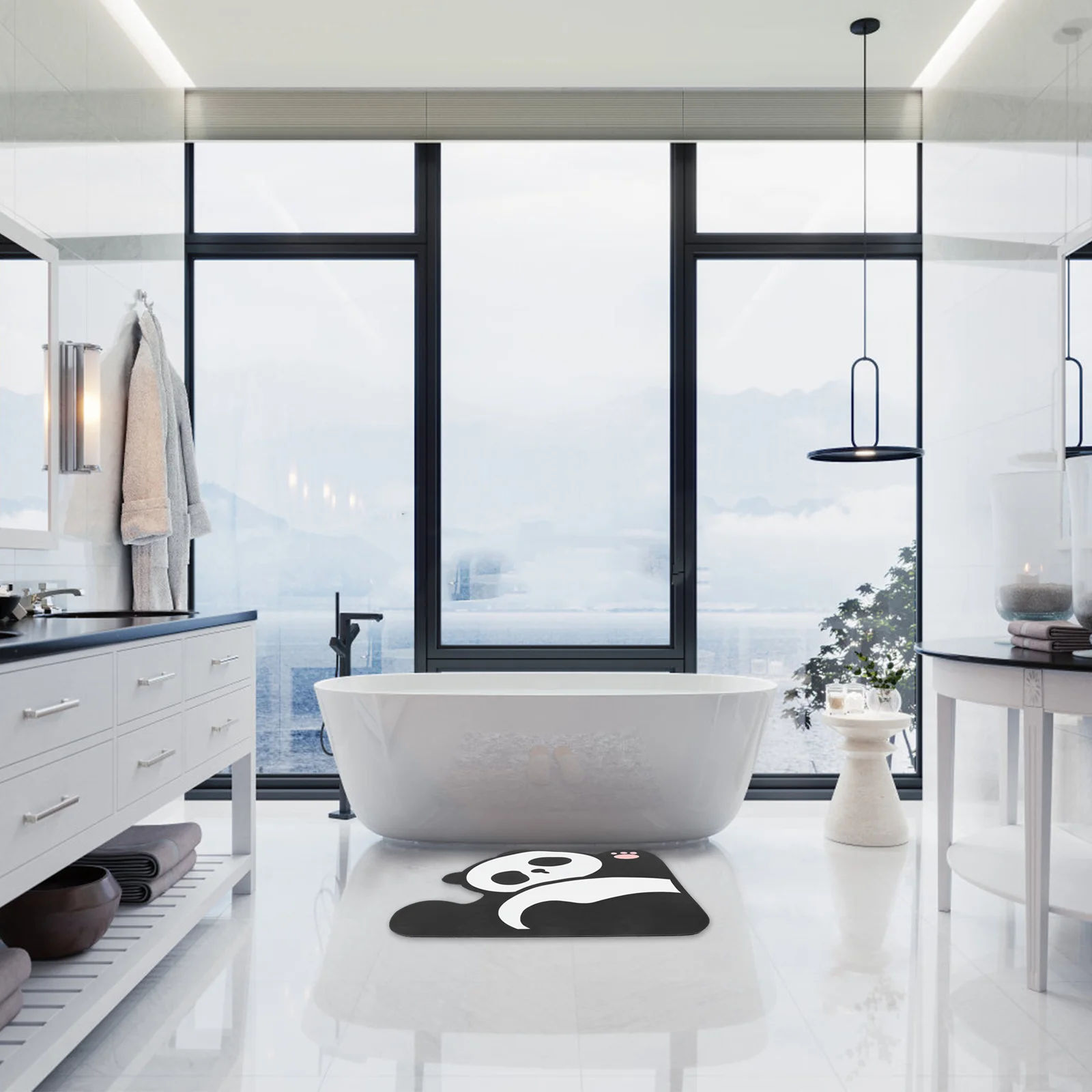 Напольный коврик для ванной комнаты зоны спальни МИЛЫЙ натуральный напольный