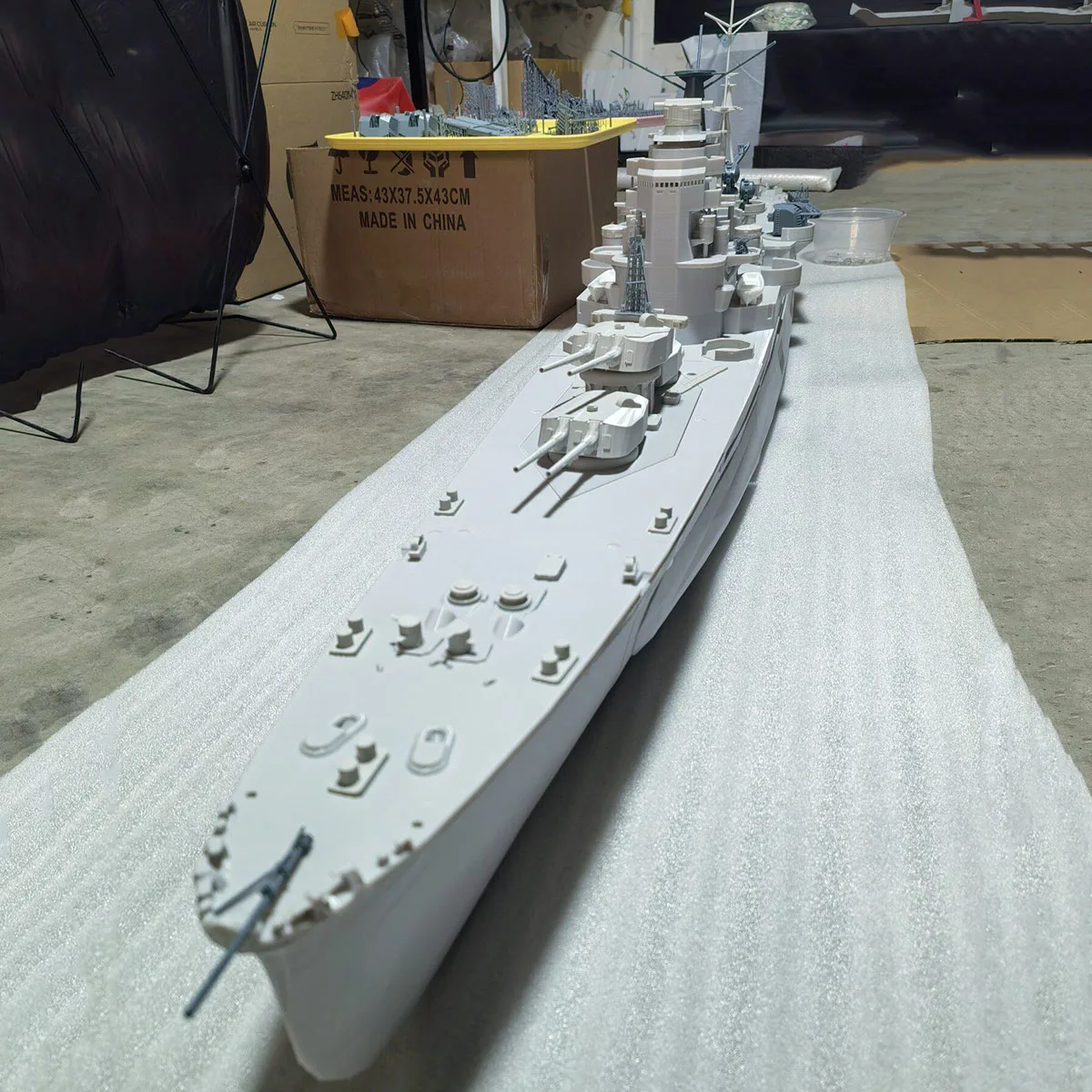 Фото Радиоуправляемый корабль 1/100, 200 см, Hagoromo Heavy Cruiser, 3D-печать, высокая детализация, модель корабля на радиоуправлении, игрушка-корабль, модель военного корабля №1