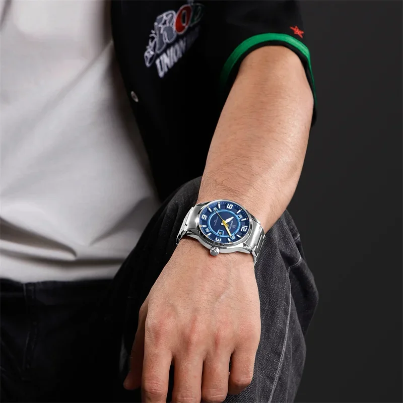 NAVIFORCE oryginalne modne zegarki dla mężczyzn sport wojskowy zegar z kalendarzem luksusowy wodoodporny zegarek kwarcowy Reloj Hombre 2024