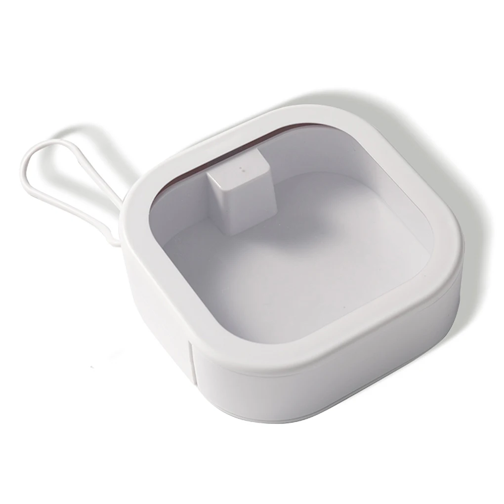 

Fake Teeth Storage Box Mouthguard Brace Case Portable Container Health Tooth Guard Appliance Accessories White