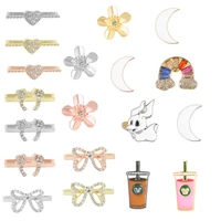 1pcs watchband charms for apple strap decorative nail for iwatch sport strap flowers bow knot cute animal charm bracelet jewelry