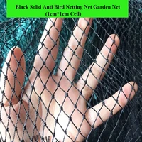 black solid anti bird netting net garden net crops protective fencing mesh anti bird deer cat dog chicken coop net fishing net