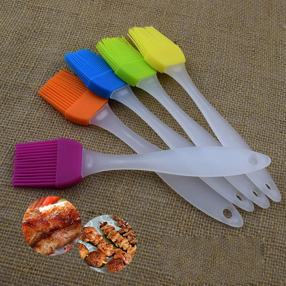 

Brush Silicone Brushes Pastry Basting Cooking Baster Barbecue Baking Butter Grilling Resistant Heat Set Bbq Meat