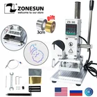 ZONESUN ZS90 Новая машина для горячего тиснения фольгой, ручная Бронзирующая машина для ПВХ карт, тиснения кожи и бумаги