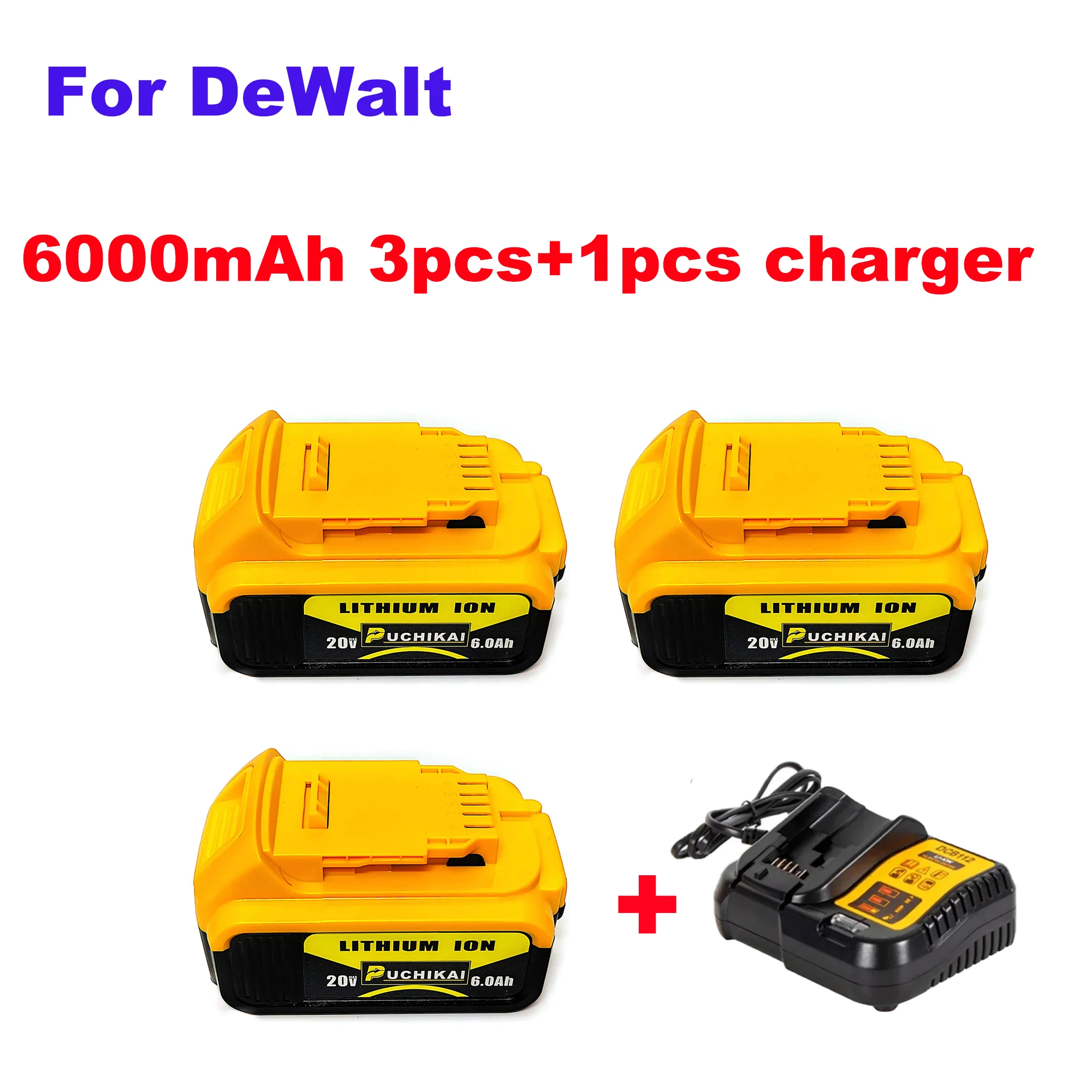 Перезаряжаемая литий-ионная батарея для Dewalt DCB200 20 в макс. новинка Подлинная 12 а/ч