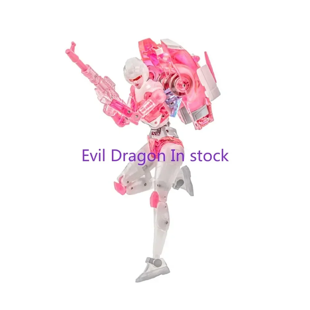 Женская Игрушка-трансформер новинка экшн-фигурка NA H48T мини G1 прозрачная версия