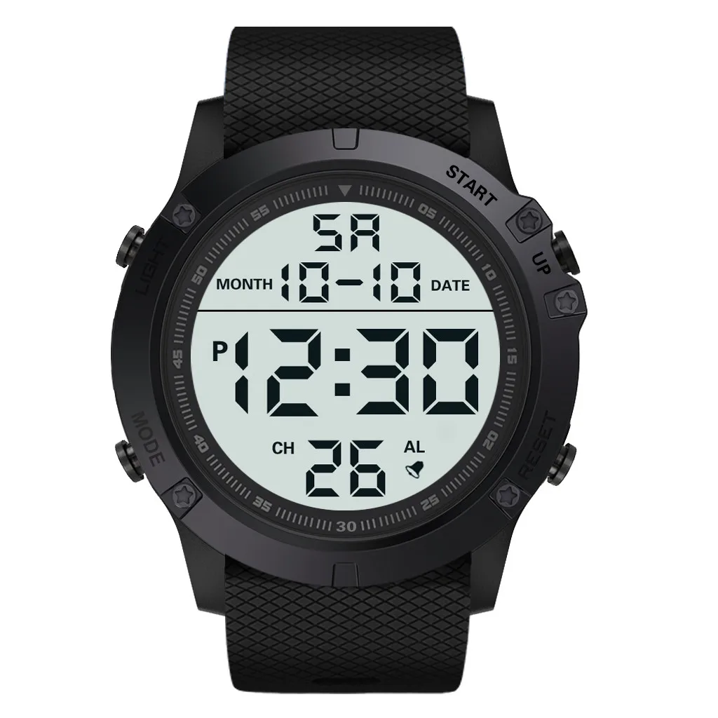 

Men Sport LED Watches Brand Digital Watch Clock Multi-Functional Rubber Man Fitnes Athlete Timekeeping Electronic Watch Reloj