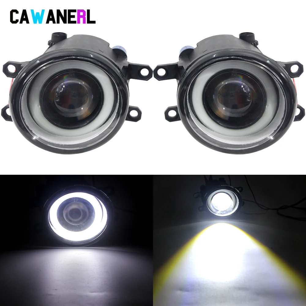 Светодиодные противотуманные фары Angel Eye 2X30 Вт в сборе COB для автомобиля DRL Infiniti QX