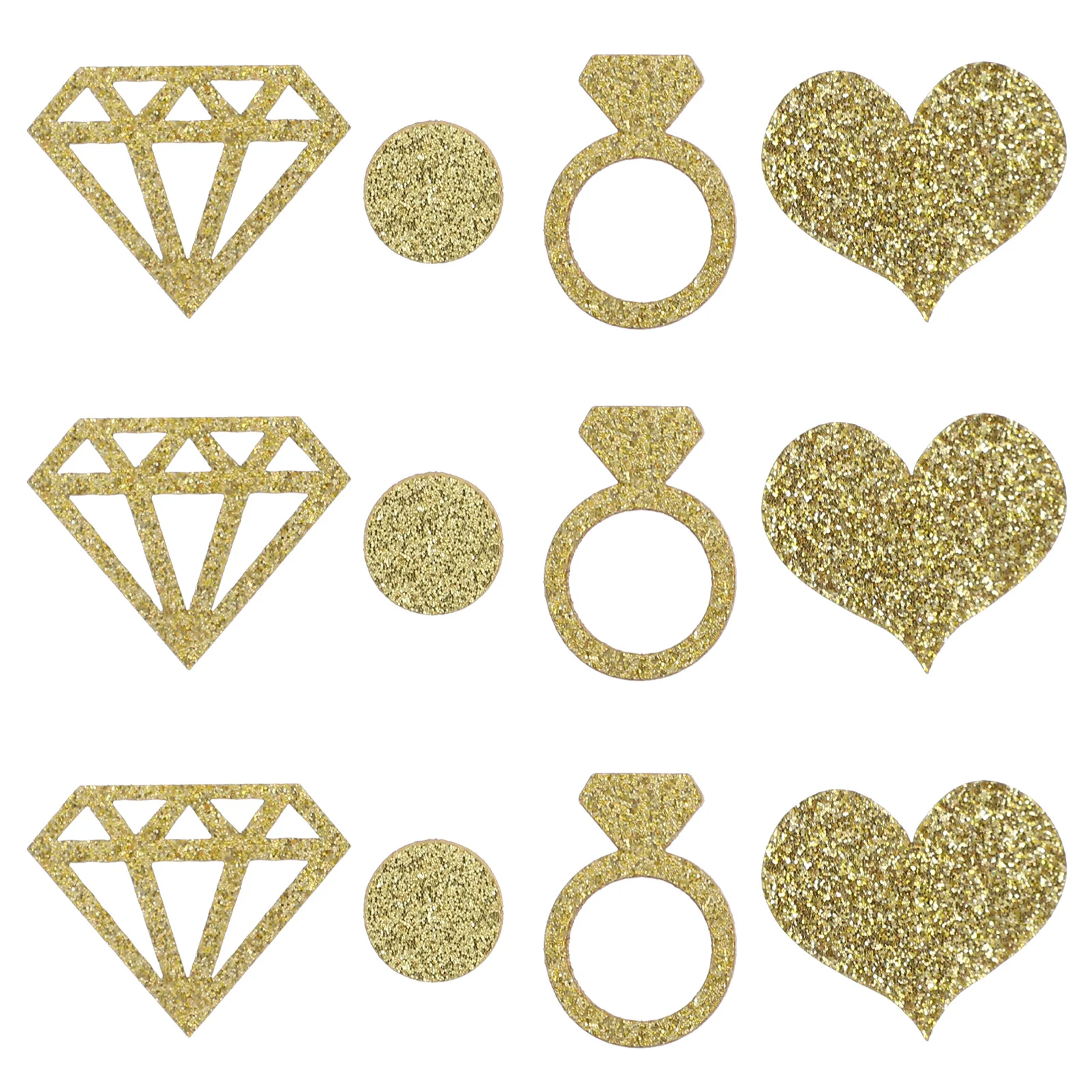 

2 Bags Heart-shaped Beautiful Practical Lightweight Party for Wedding Outdoor