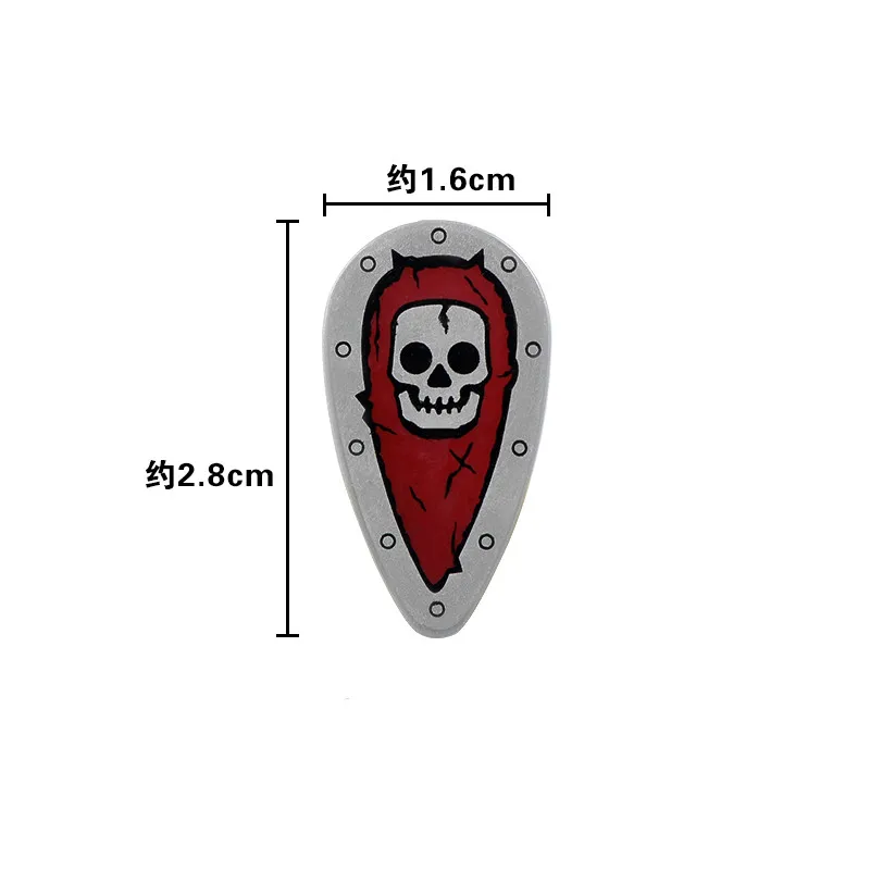Военный средневековый солдат фигурка аксессуары строительные блоки щит корона