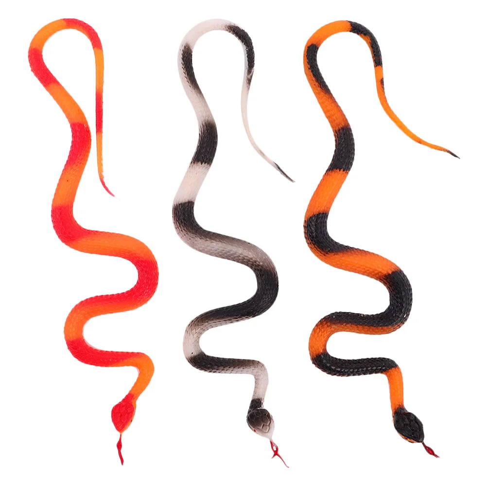 

3 шт., искусственные реалистичные змеи