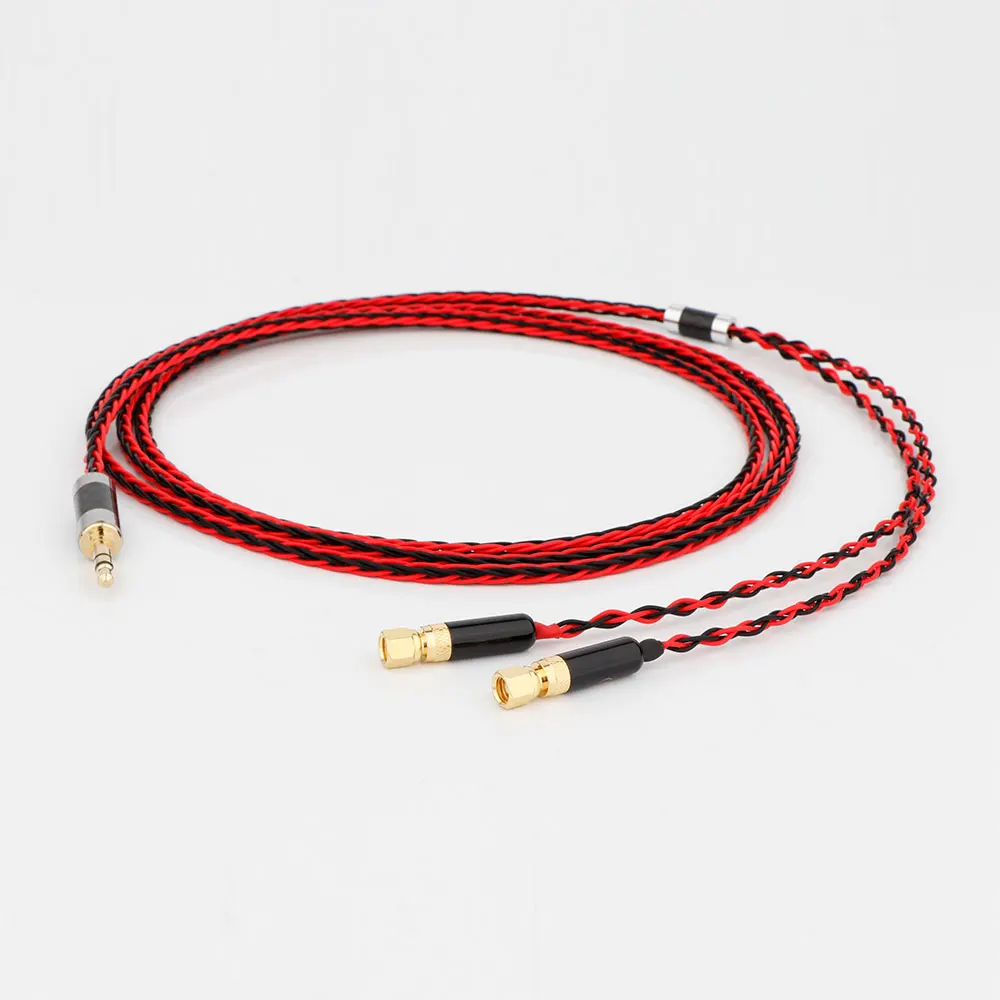 

8 Core Hifiman HE6 HE5 OCC Single Crystal Copper Headphone Upgrade Replace Cable For (Screw) HE400 HE500 HE600 HE300