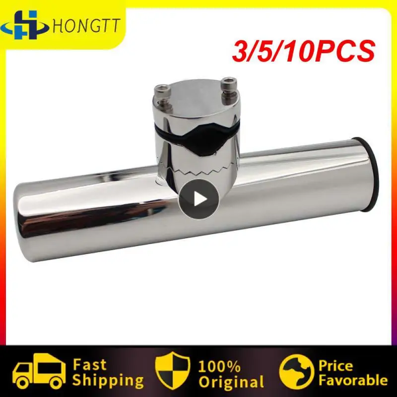 

3/5/10PCS High Quality Fishing Pole Stand Stainless Steel Fishing Rod Seat Boat Accessories Marine Fishing Rod Holder