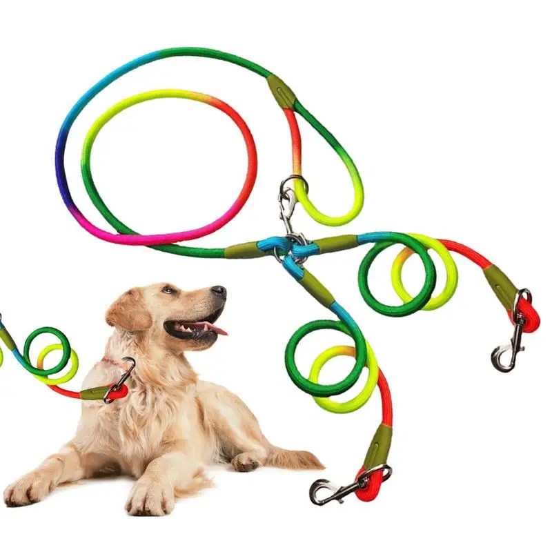 

Double Dog Leash Running Leash For Walking Dogs Hands-Free Portable Dual Dog Lead Leashes Traction Ropes For Walking Jogging