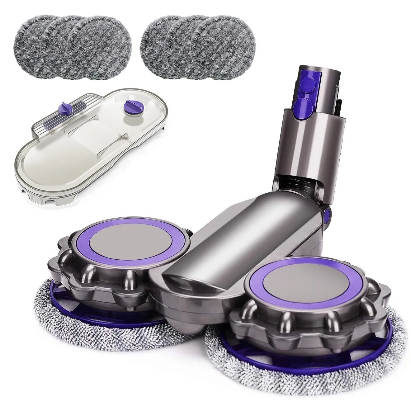 

Electric Floor Head for Dyson V7 V8 V10 V11 Vacuum Cleaner Parts Wet Dry Mopping Head with Water Tank Mop Head Mop Pads