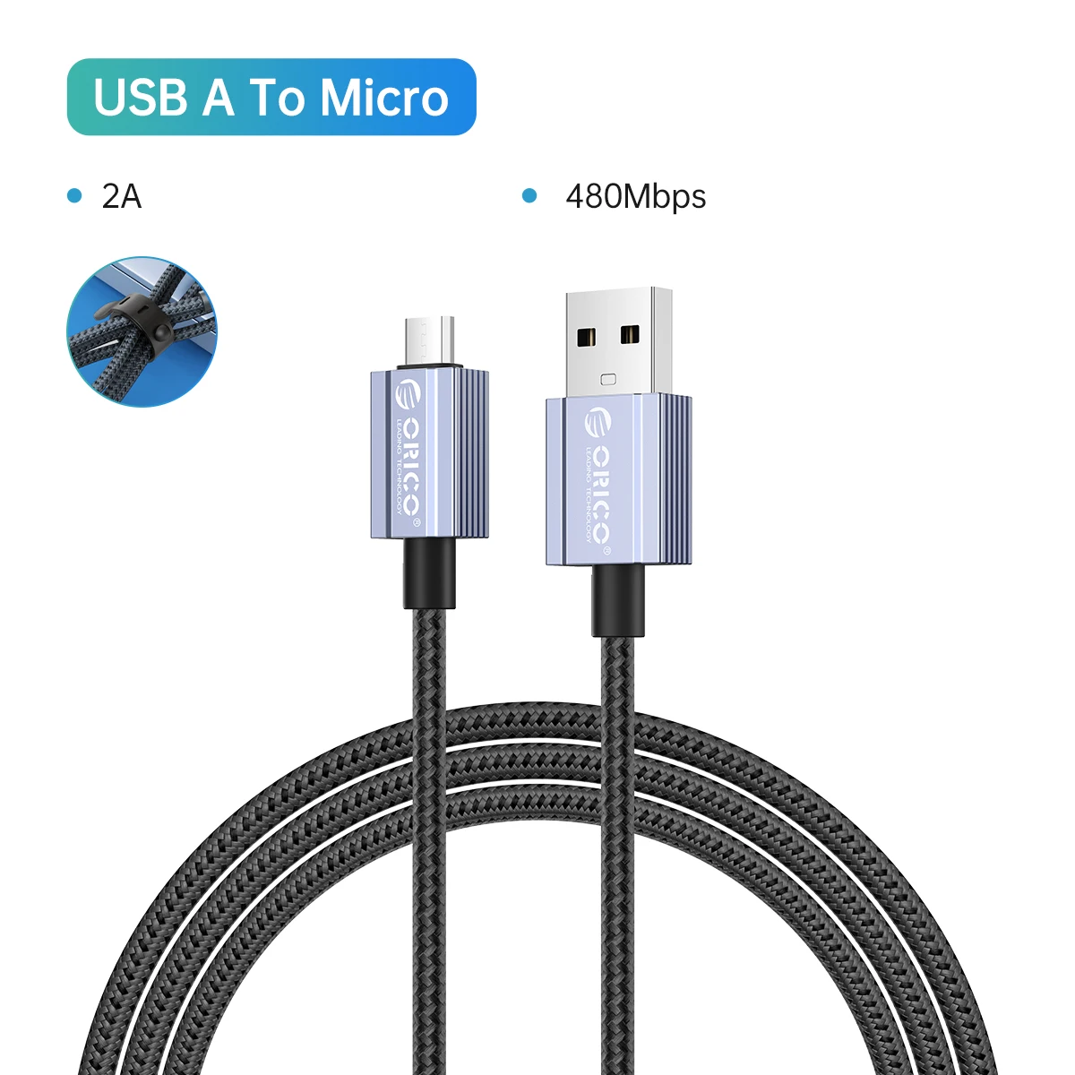 ORICO Micro USB Cable Android Charger Fast Charging Cords USB Data Cable for Samsung Galaxy S6,J7 Edge Note 5 Kindle 