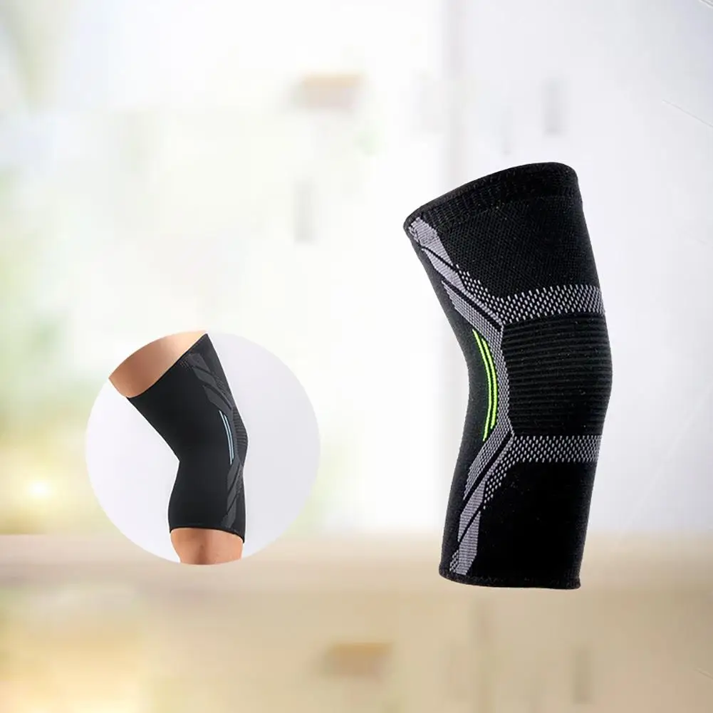 

Sports Knee Pads Elastic Non-slip Cold Protective Knee Brace Fitness Running Cycling Gear Equipment