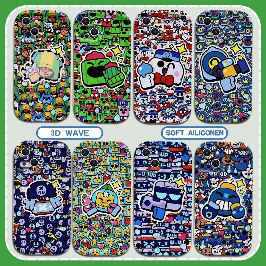 Мягкий силиконовый чехол для iPhone 16 15 14 13 12 11 Pro Max Mini X XR XSMAX 8 7 6S Plus