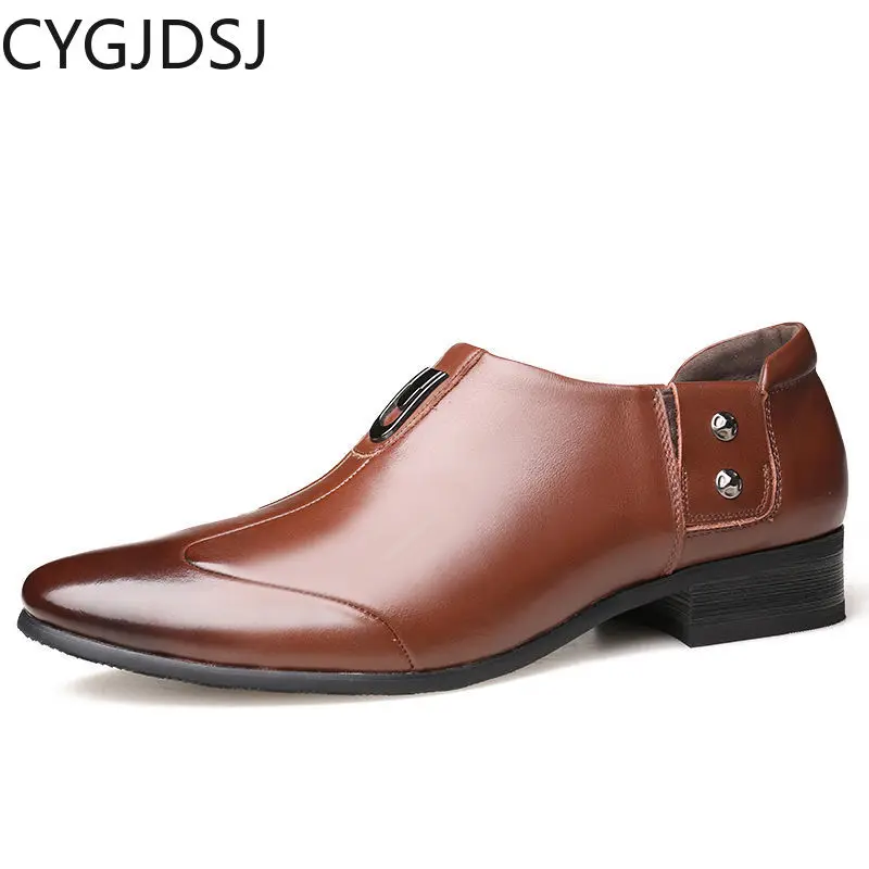 

Office 2023 Slip on Shoes Men Oxford Shoes for Men Elegant Shoes Business Suit Brown Dress Italiano Loafers Men LEATHER Ayakkabı