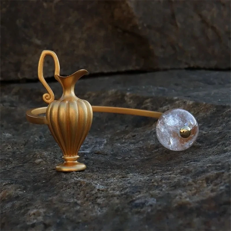 Женский винтажный браслет с имитацией кристаллов