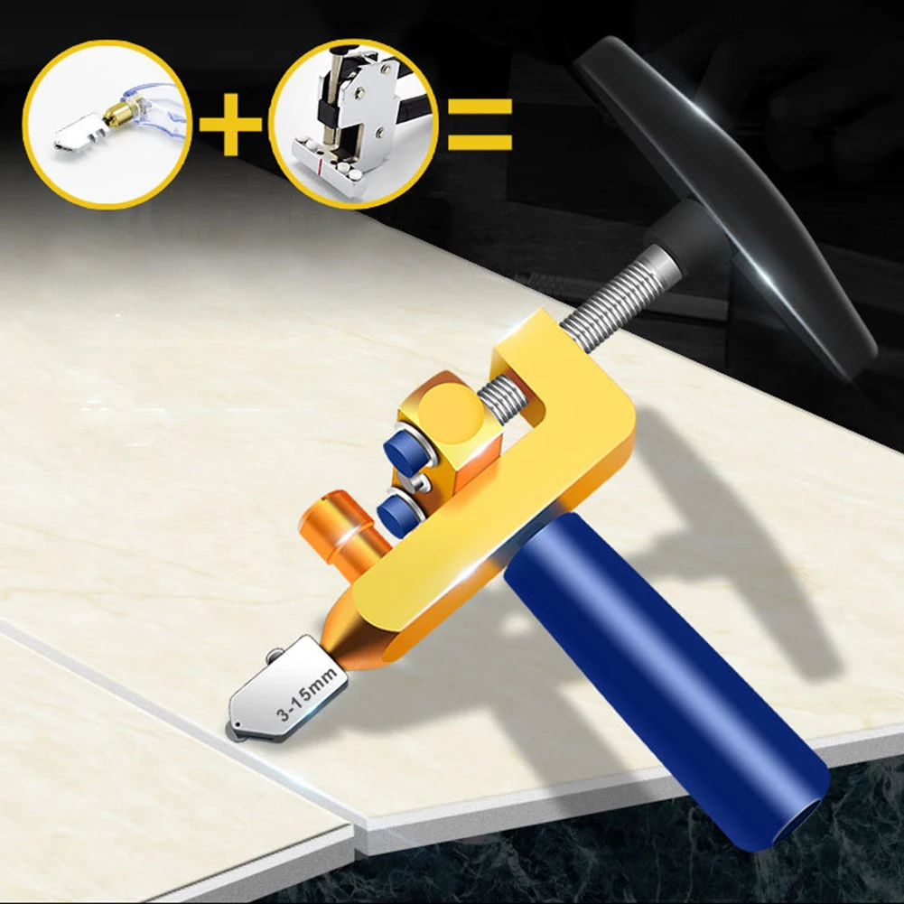 

Professional Manual Diamond Glass Tile Cutter for Cutting Ceramic Tile Cutting Machine Opener Portable Construction Tools Kit