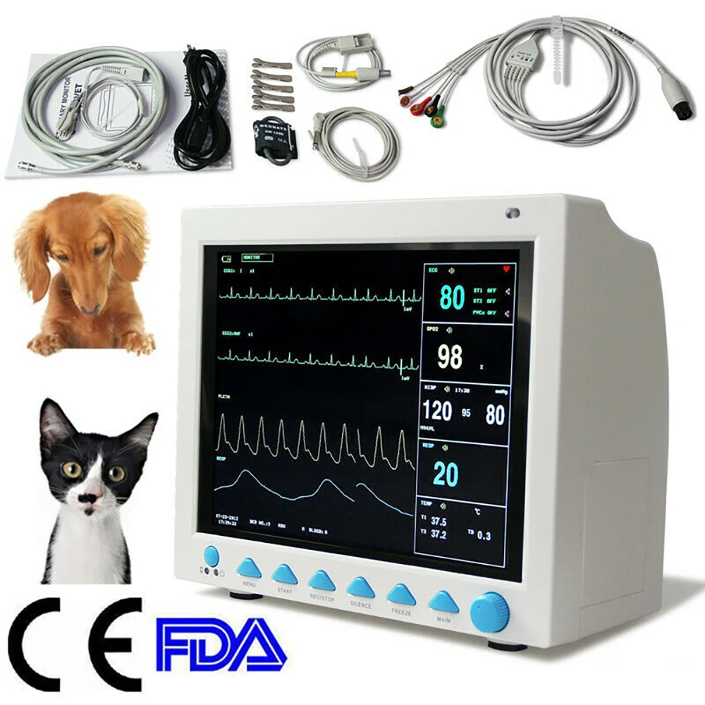 

CONTEC Vet Medical equipment CMS8000-VET portable Patient monitor for animal veterinary monitor