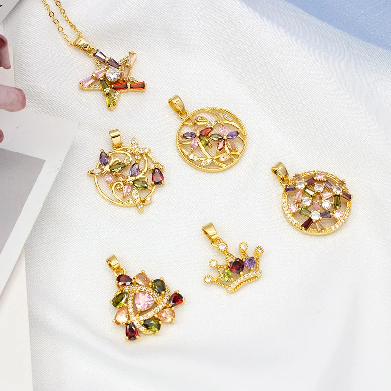 

2 шт./упаковка, медные серьги-гвоздики с кристаллами