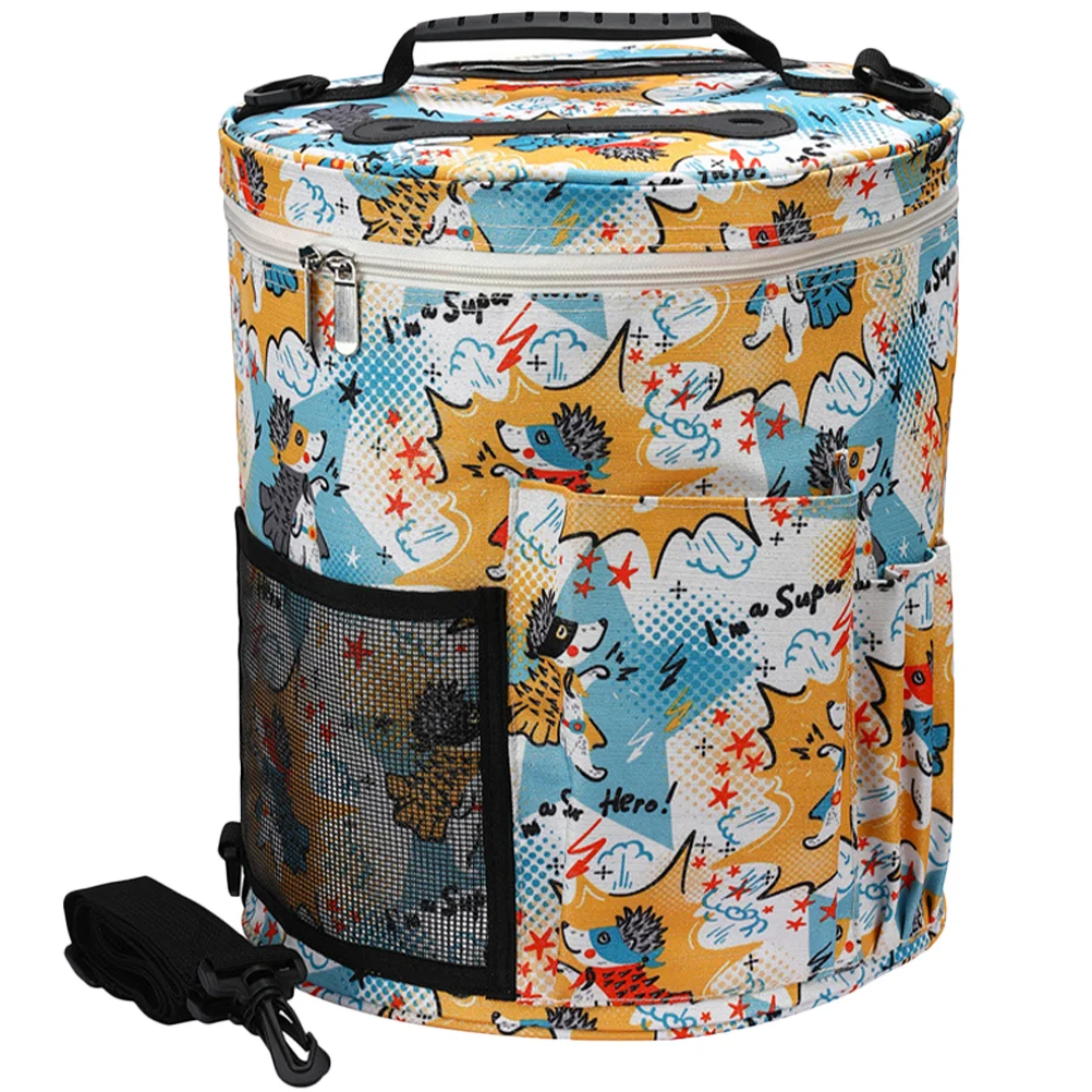 

Storage Knitting Yarn Crochet Container Tote Tool Containers Organizer Diaper Outside Embroidery Dustproof Outdoor Hand Sewing