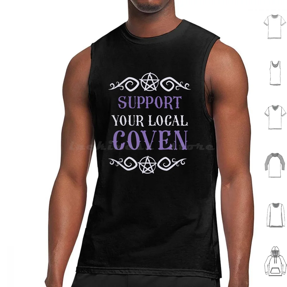 

Support Your Local Coven Tank Tops Print Cotton Witches Coven Bad Girl Coven Bad Girl Bad Girl Coven Vintage Bad Girl
