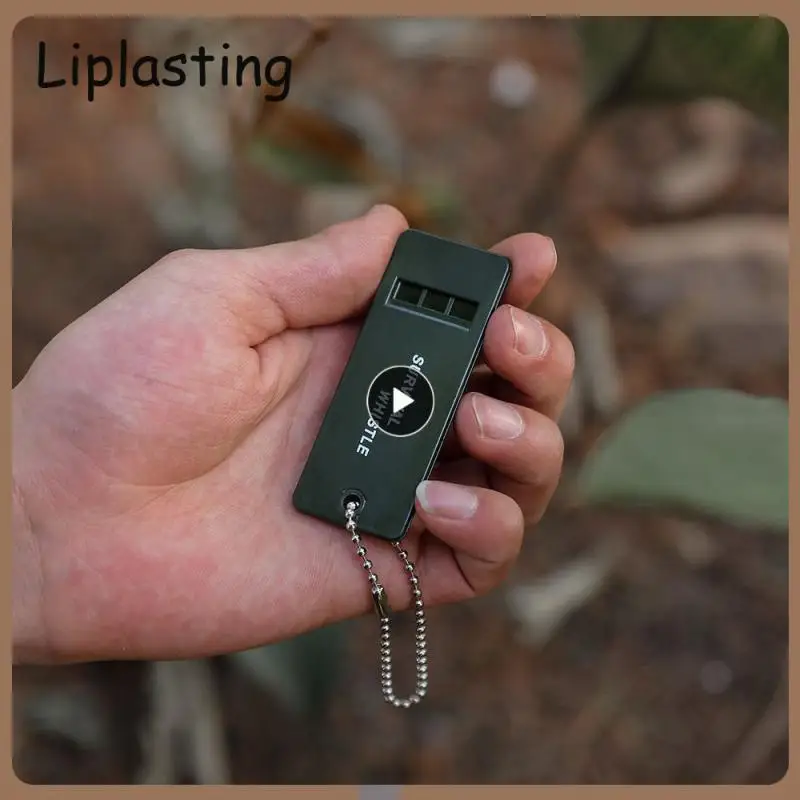 

Special Whistle Military Green With Hanging Chain First Aid Tools Multi-audio Convenient Compact Survival Whistle Plastic