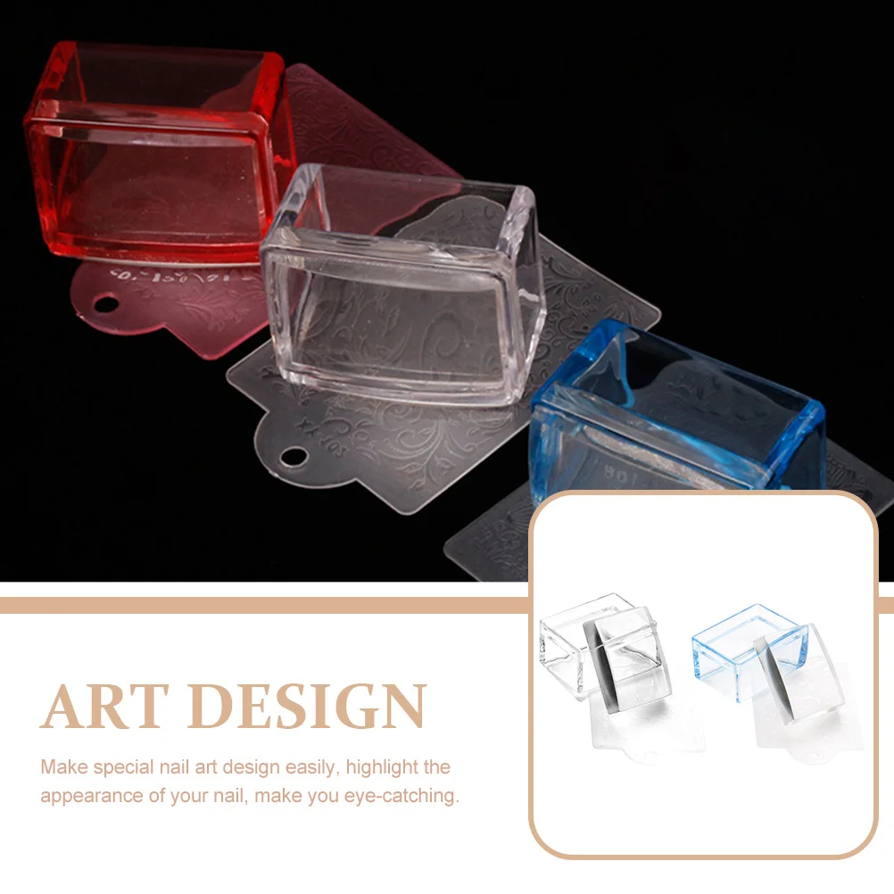 Штамп для ногтей компактный 2 шт.