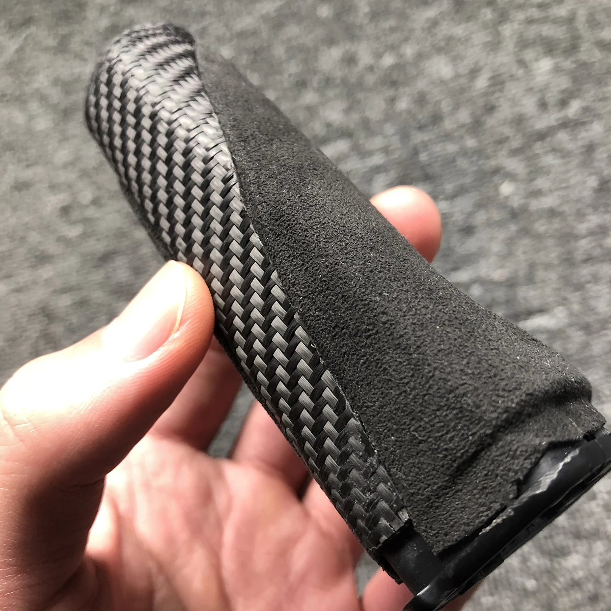 

Чехлы для ручек автомобильного тормоза для BMW E46, E90, E92, E60, E39, F30, F34, F10, F20, универсальные Сменные накладки из сухого углеродного волокна и замши