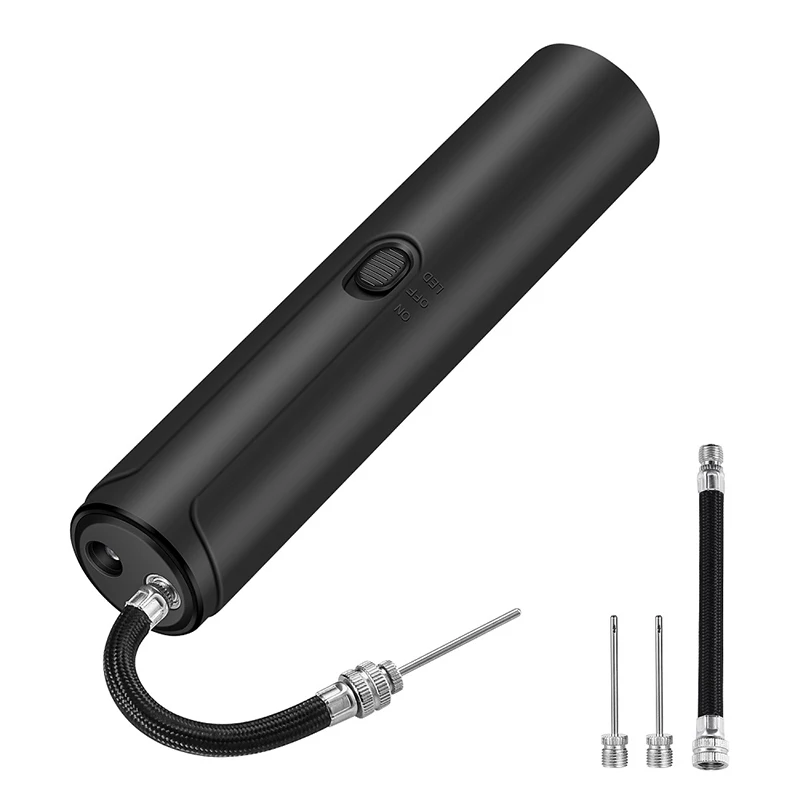 

Electric Ball Pump Battery Powered with Needles Fast Inflation Compact Pump For Basketballs Rugby Footballs Volleyballs