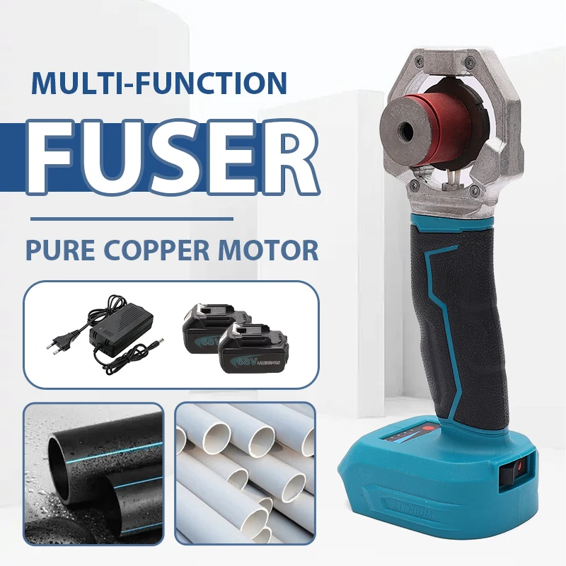 

Rechargeable Hot Melt Machine Cordless Pipe Welding Machine PPR Water Pipe Melter Plastic Welding Machine For 18V Makita Battery