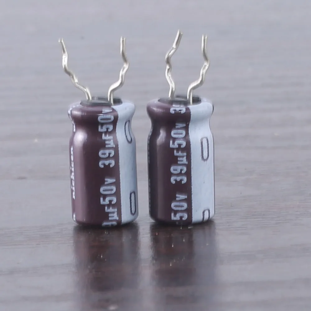 

20pcs Nichicon PM 39mfd 50V 39UF long life electrolytic capacitor 105℃ 6.3*11mm