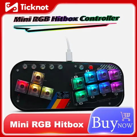 Flatbox Mini Hitbox V3 джойстик для Nintendo Switch/PC/PS4/PS3/MiSTer
