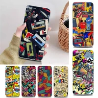 luxury collage art clear phone case for samsung a71 a72 a73 a01 a11 a12 a13 a22 a23 a31 a32 a41 a51 a52 a53 4g 5g tpu case