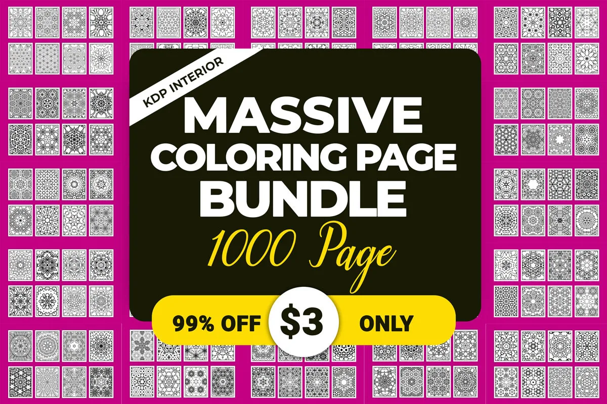 

1000+ Massive Coloring Page Bundle Laser Cut Creative Design Vector CDR/DXF/AI/SVG File for CNC Laser/Plasma Cutting Printing