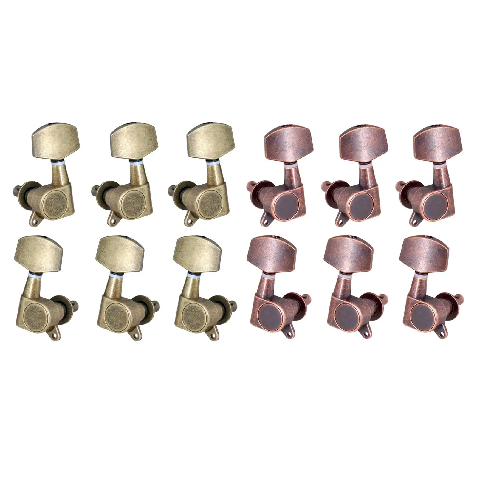 

6x 3L3R Guitar Tuning Pegs Tuner Machine Heads Knobs Accessories Button Guitar Tuners String for Electric Guitar Smooth Tuning