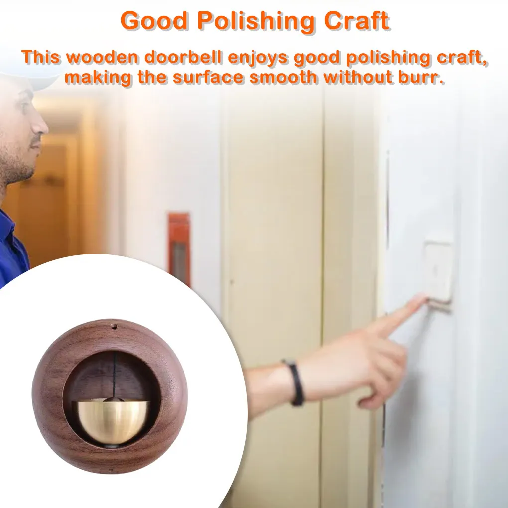 

Wind Chime Doorbell Door Knocker with Adhesive Design Hardware Accessories