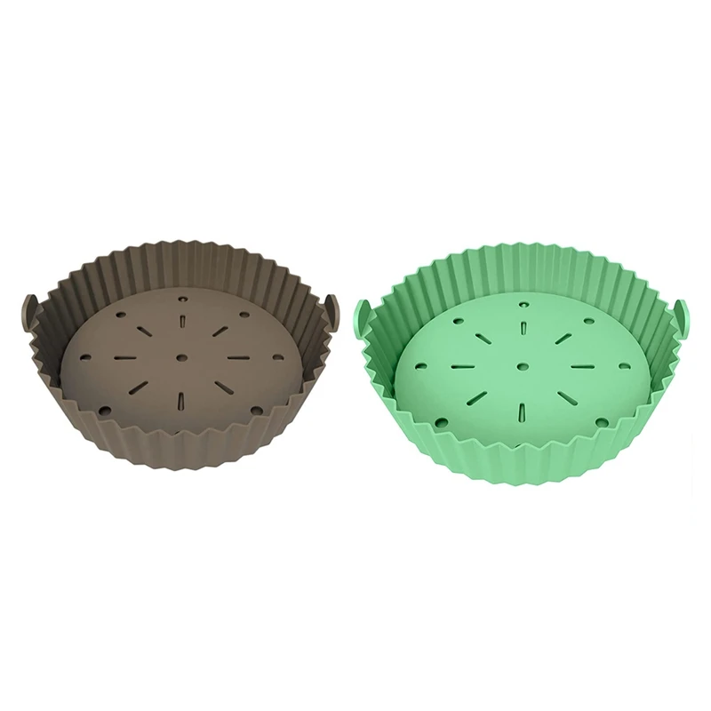 

Вкладыш для фритюрницы, 10 дюймов, многоразовый силиконовый чайник для фритюрницы, антипригарный дизайн масляного фильтра, 22 см для фритюрни...