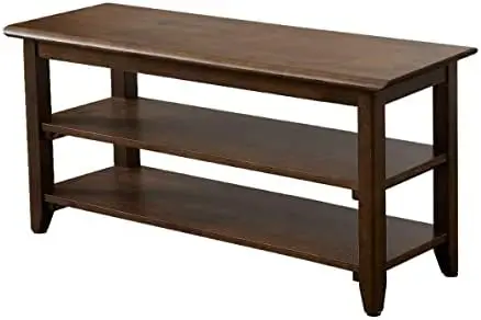 

Wood Shoe Bench, Heavy Duty Shoe Bench, Shoe Organizer Shelf, Ideal for Entryway, Living Room, Holds Up to 550 lbs - White, 40&